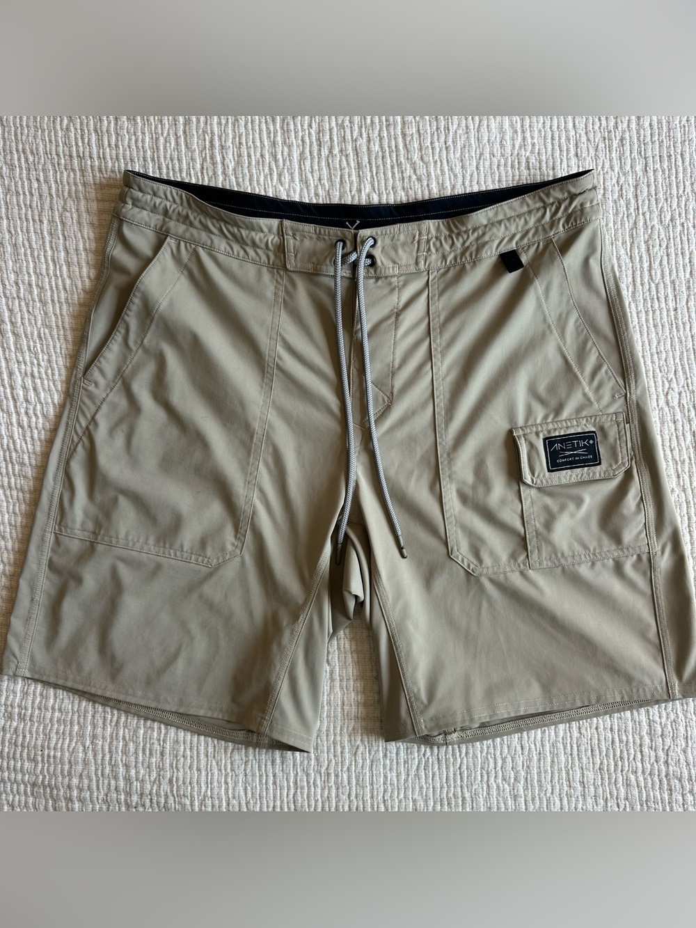 Anetik Men’s Roam Tech Short Khaki 32